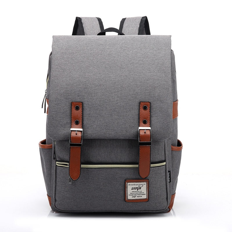 mochila escolar vintage
