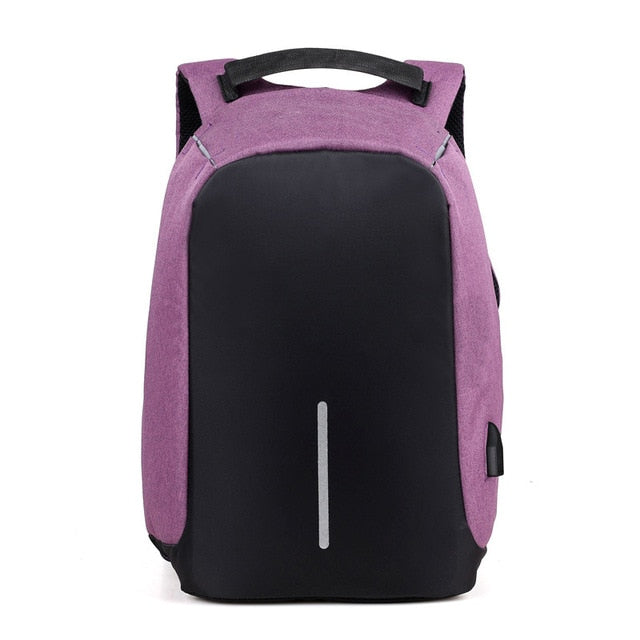 Mochila com Fecho nas Costas Anti-Roubo mulher