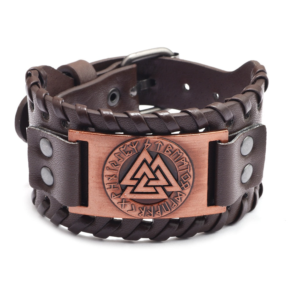 Pulseira Viking Valknut