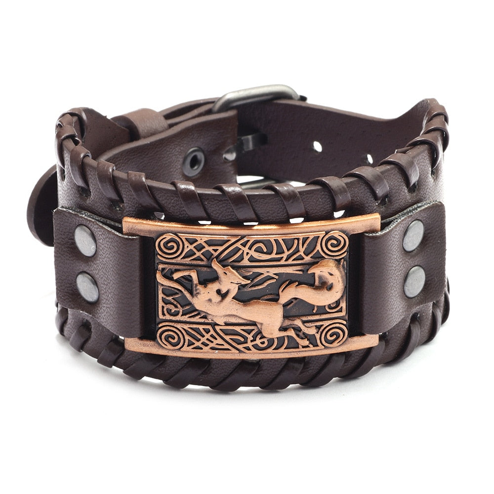Pulseira Viking Fenrir homem