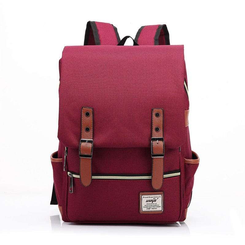mochila escolar homem vintage