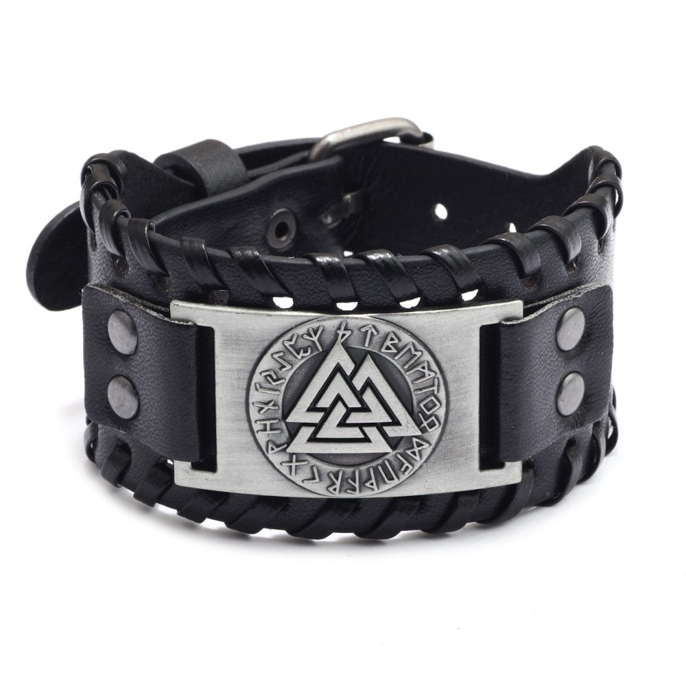 Pulseira Viking Valknut homem