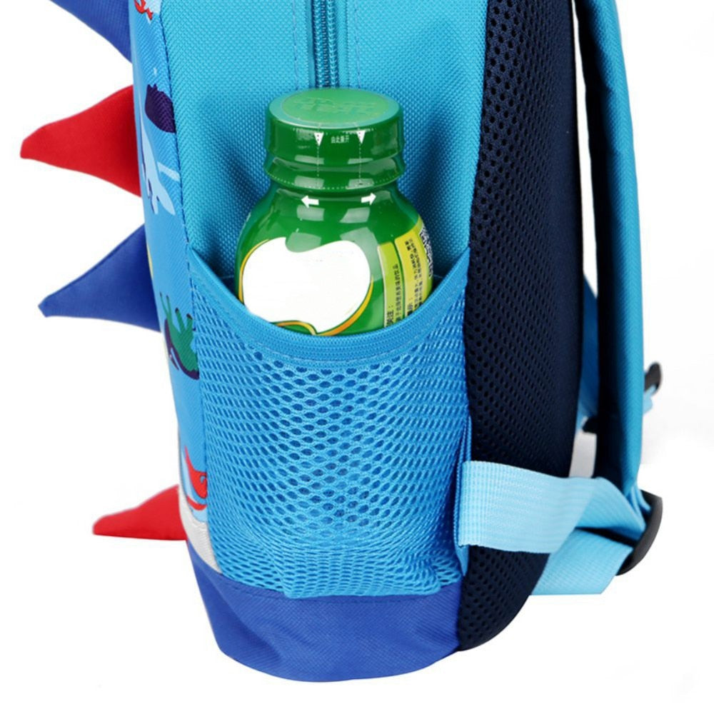 Mochila Dinossauro Infantil azul