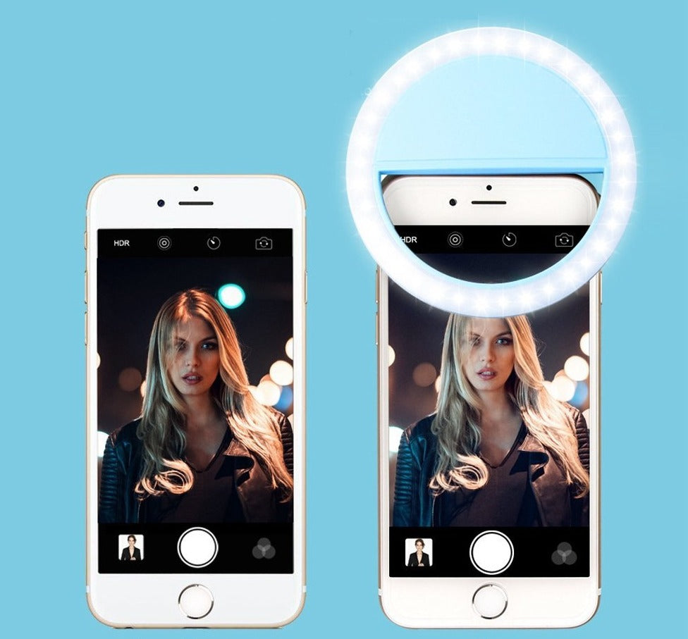 ring-light selfie telemóvel usb