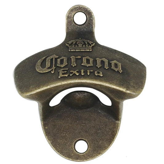 Abridor de Garrafas de Cerveja de Parede Vintage Corona