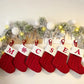Meia de Natal com Letra para Decoração