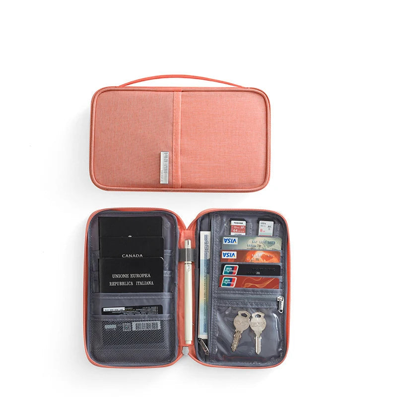 carteira de passaporte viagem