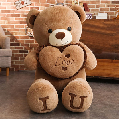 Urso de Peluche Gigante I Love U (80cm-100cm)