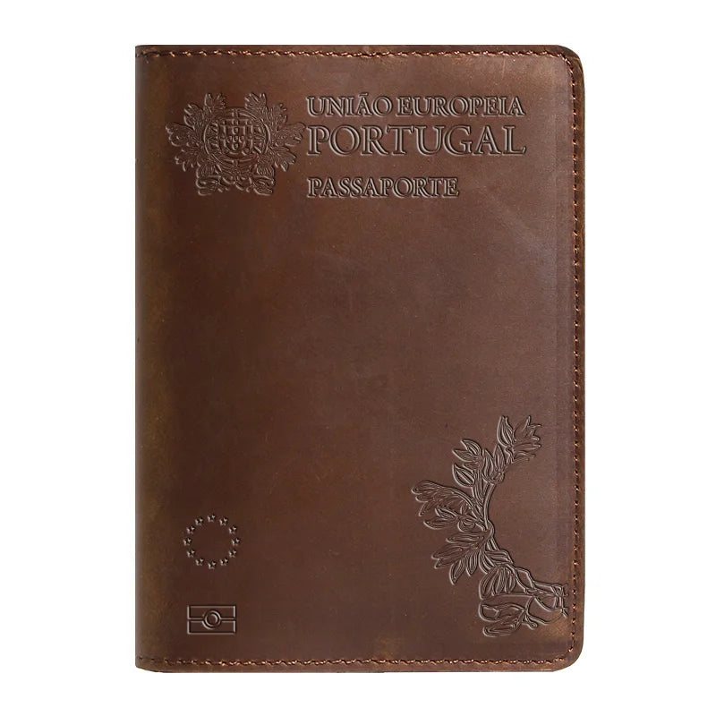 capa passaporte couro portugal