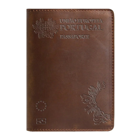 capa passaporte couro portugal