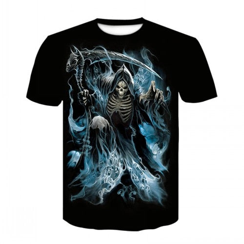 T Shirt Caveira Azrael