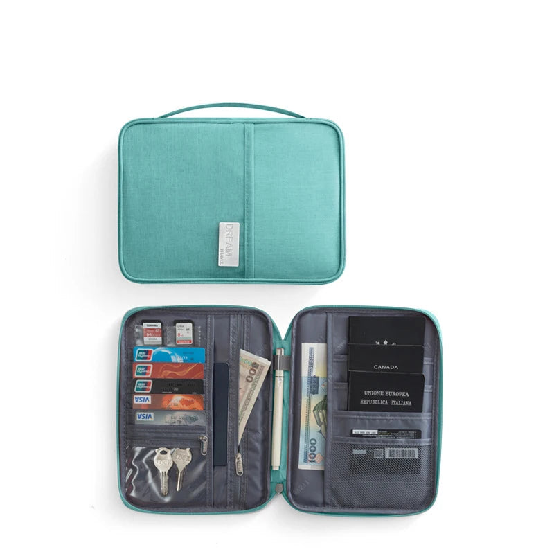 carteira passaporte viagem familia
