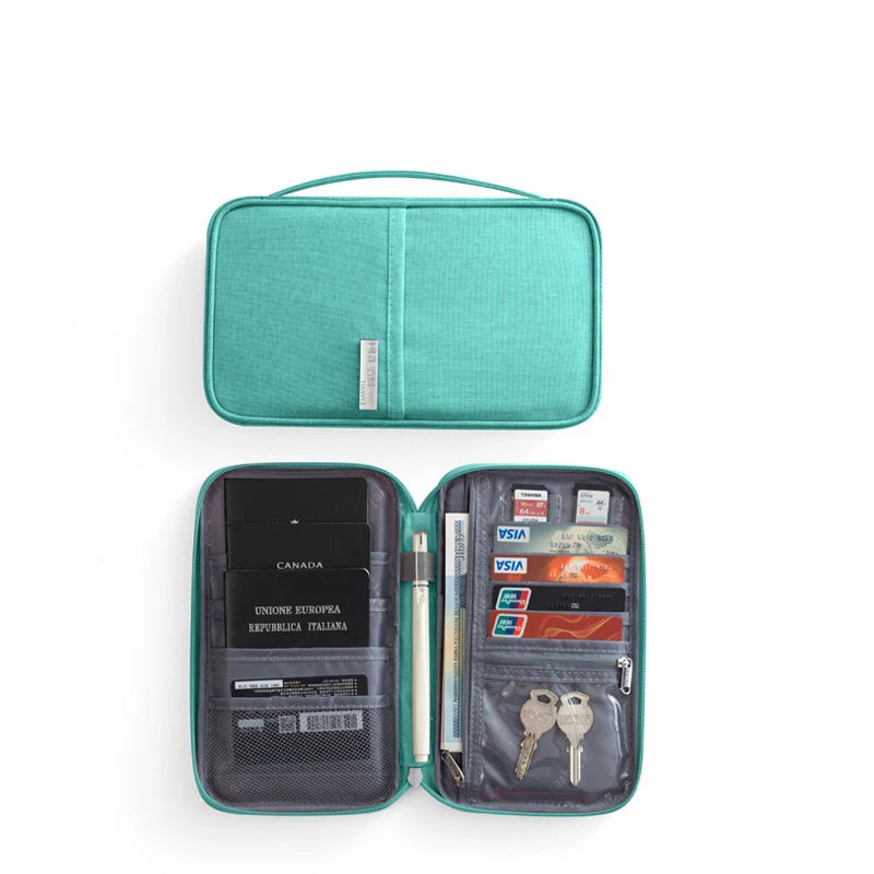 carteira passaporte viagem