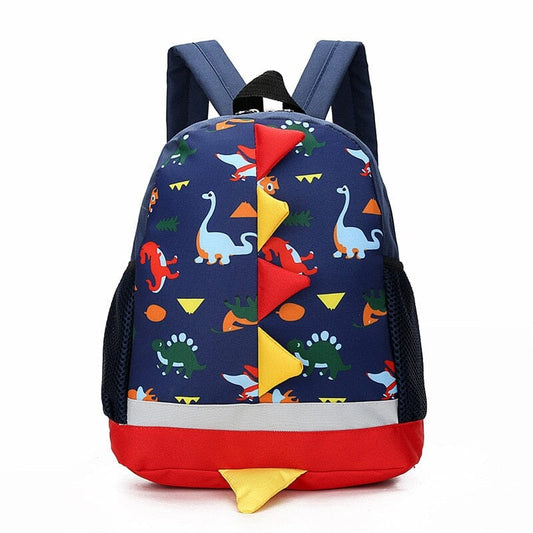 Mochila de viagem infantil pequena e divertida com dinossauro