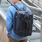 Mochila conversível masculina vintage