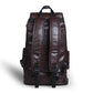Mochila vintage masculina com compartimento para sapatos e USB