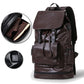 Mochila vintage masculina com compartimento para sapatos e USB
