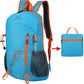 Mochila dobrável para viagem com bolso (22L)