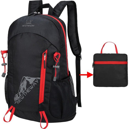 Mochila dobrável para viagem com bolso (22L)