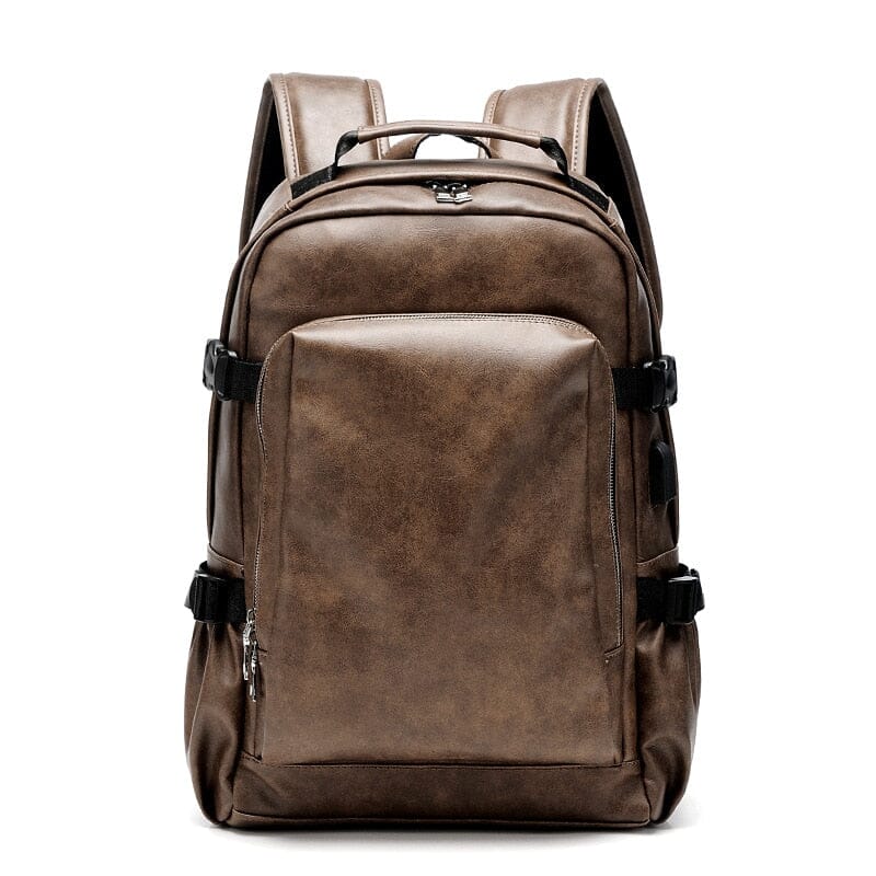 Mochila executiva masculina vintage (USB)