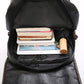 Mochila de viagem com visual vintage