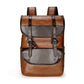 Mochila de viagem com visual vintage