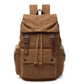 Mochila de viagem em lona vintage