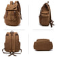 Mochila de viagem em lona vintage