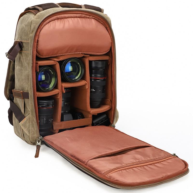 Bolsa de viagem para câmera vintage Explorer
