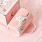 Caneca de Unicornio Rosa