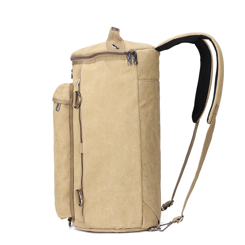 mochila vintage masculina grande capacidade