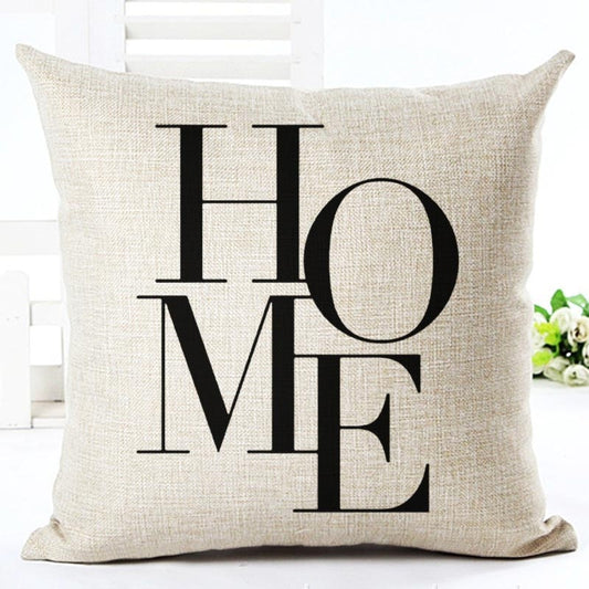 Capa de Almofada Decorativa Home (45x45)