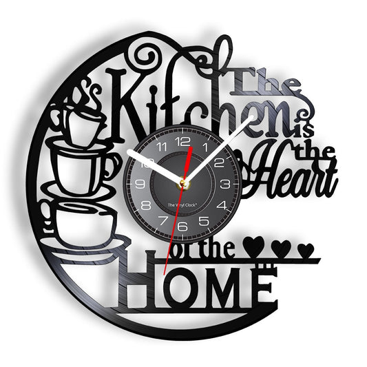 relogio de parede para cozinha the kitchen is the heart of the house