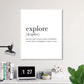 poster explore