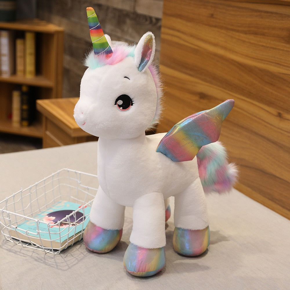 peluche unicornio Arco iris 40cm 80cm