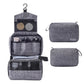 necessaire viagem grande cinza