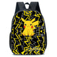 mochila escolar pokemon pikachu tipo elétrico