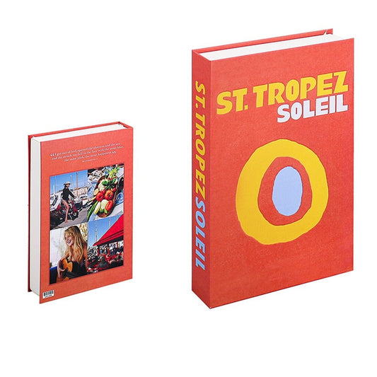 Livro Falso Decoração St. Tropez Soleil