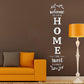 espelho autocolante parede welcome to our home