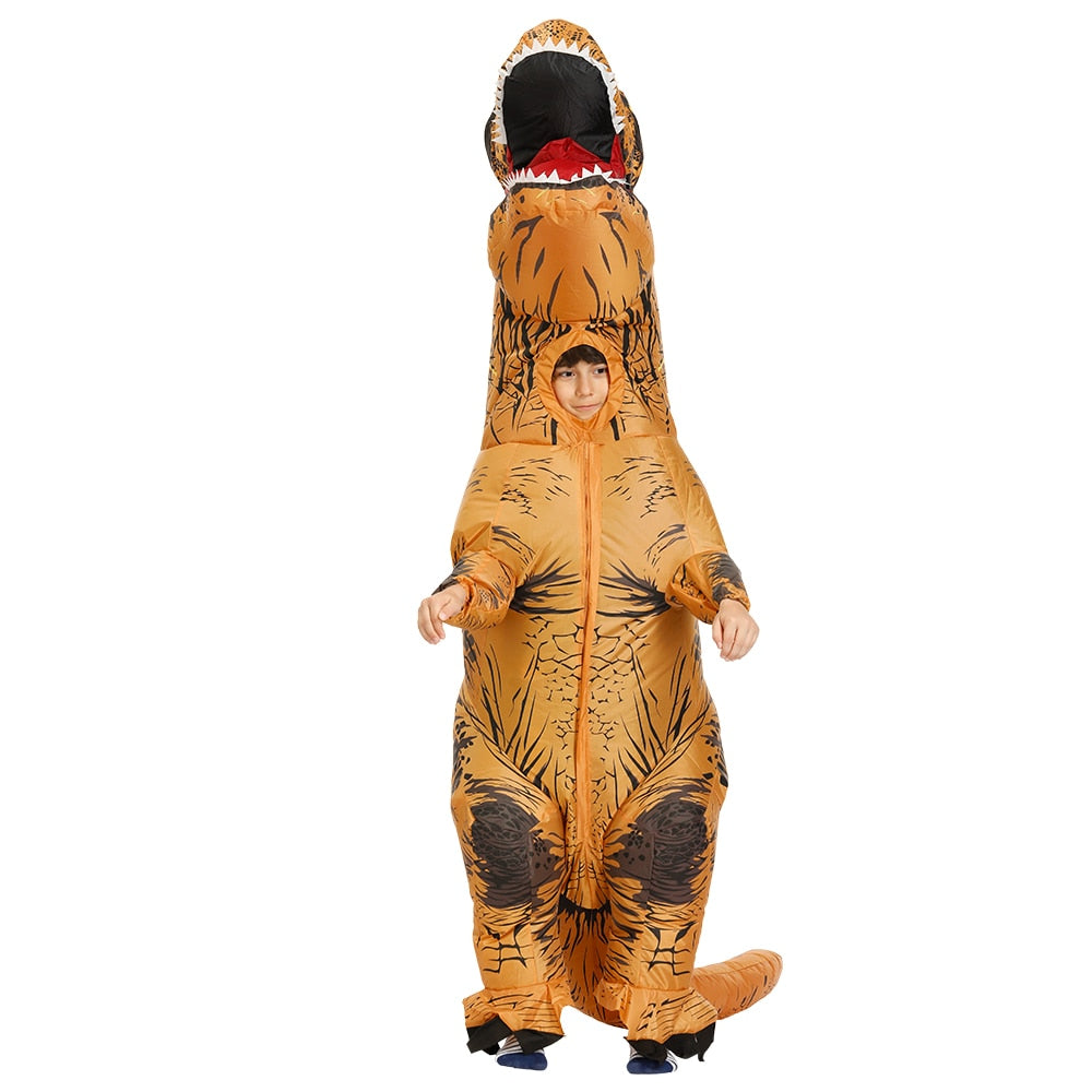 Fato de Dinossauro Insuflável T-Rex