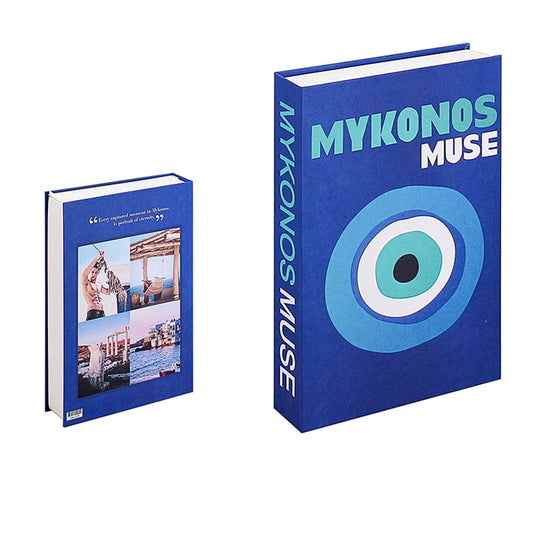 Livro Falso Decoração Mykonos Muse