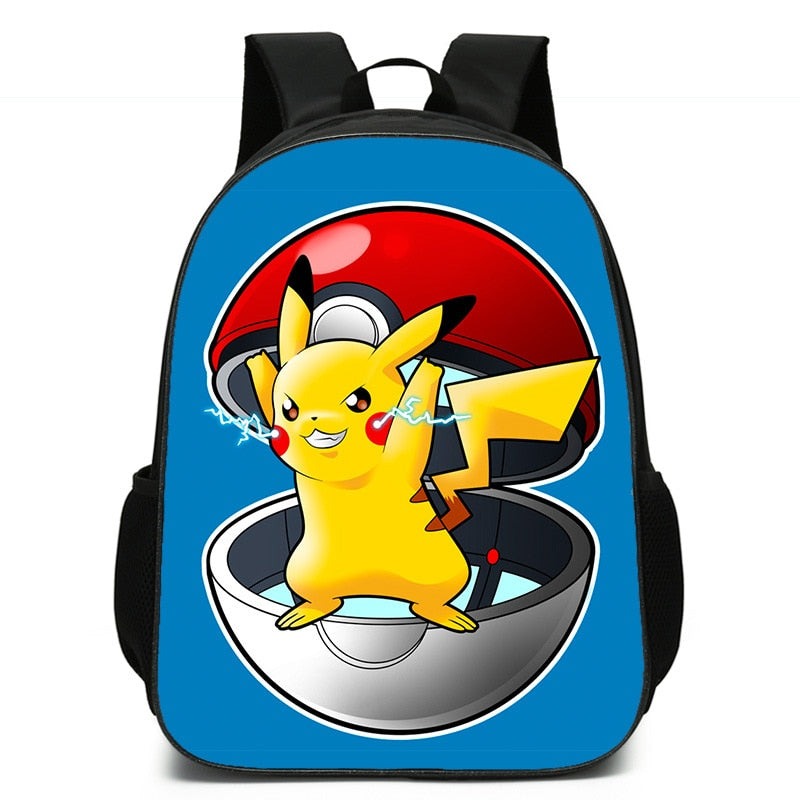 mochila pokemon pikachu pokebola