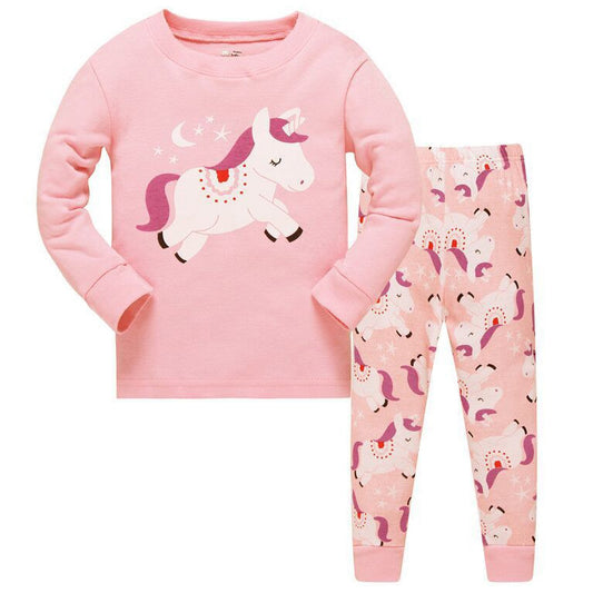 Pijama Unicórnio Infantil Rosa