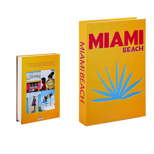 Livro Falso Decoração Miami Beach