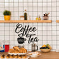 Decoração de Parede Metal Coffee And Tea