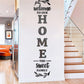 espelho parede autocolante welcome to our home