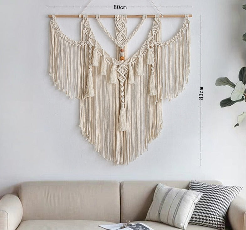 macrame de parede painel boho grande