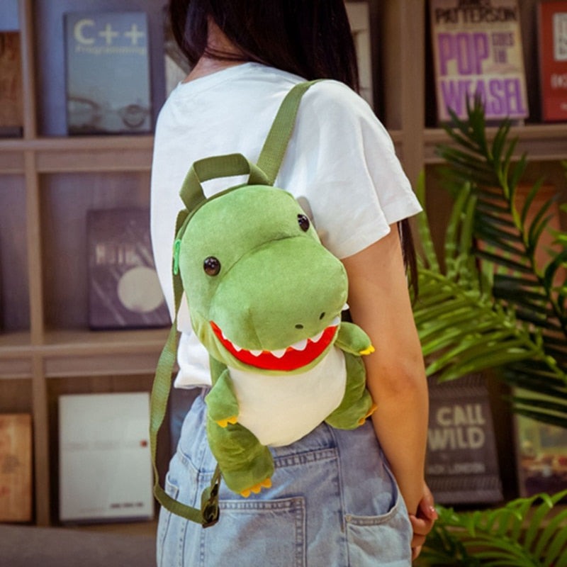 Mochila Dinossauro Peluche Grande